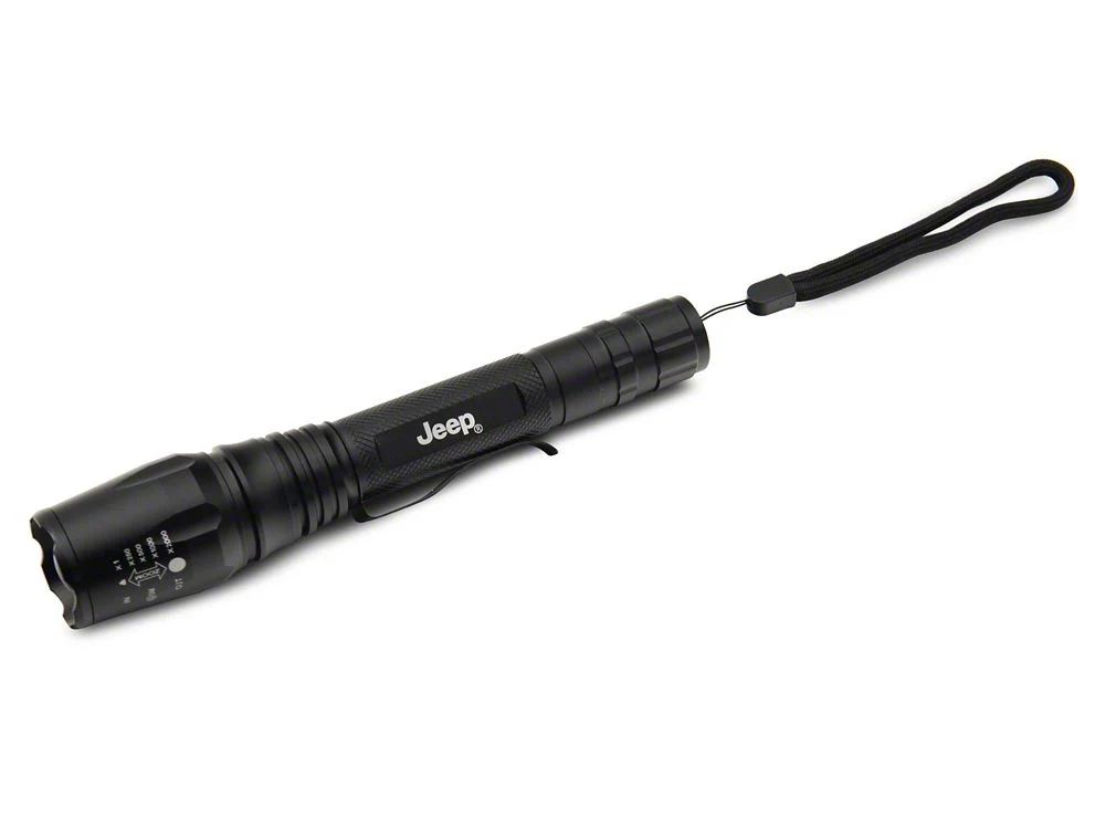 Jeep Licensed by RedRock Roll Bar Mounted Flashlight Holder with LED Flashlight (87-18 Jeep Wrangler YJ, TJ & JK) - Image 7