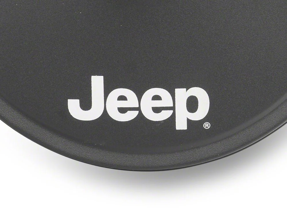 Jeep Licensed by RedRock Round Adventure Mirrors with Printed Jeep Logo (87-25 Jeep Wrangler YJ, TJ, JK & JL) - Image 2