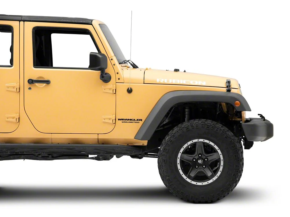 Jeep Licensed by RedRock Rubicon Hood Logo Decal; Silver (07-18 Jeep Wrangler JK) - Image 4