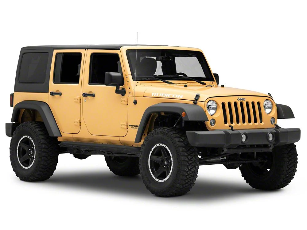 Jeep Licensed by RedRock Rubicon Hood Logo Decal; White (07-18 Jeep Wrangler JK) - Image 2