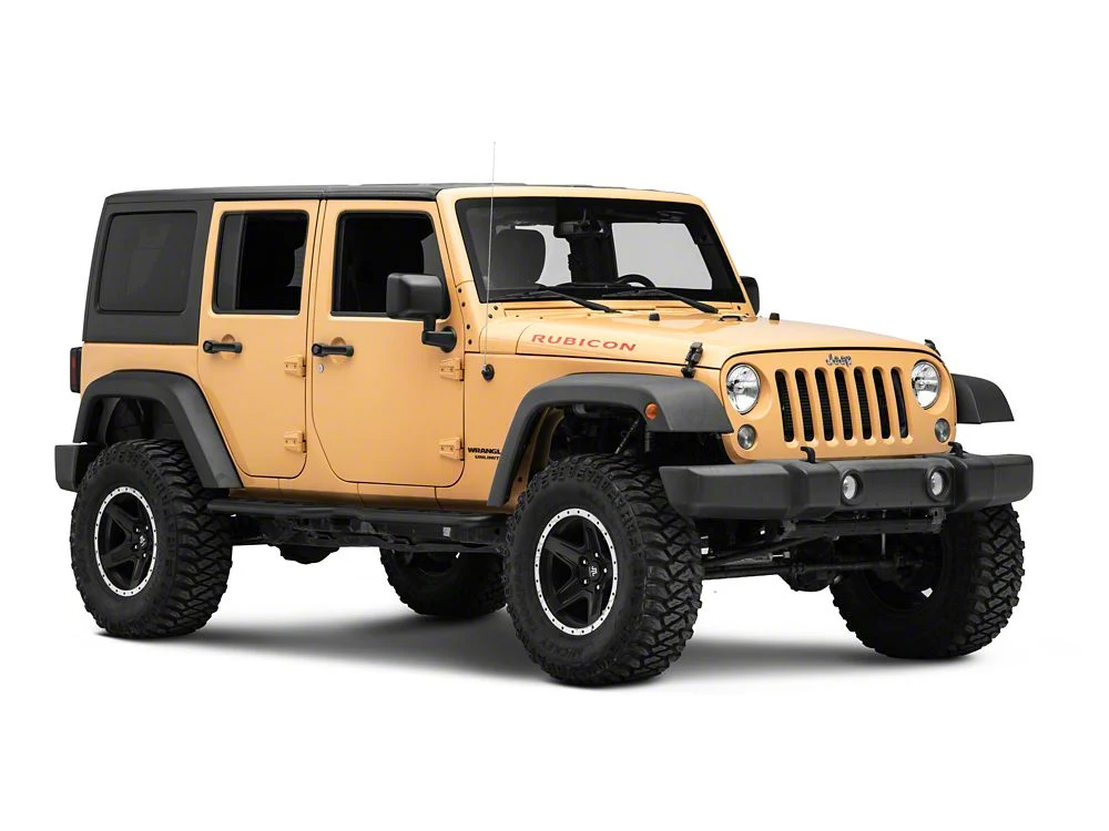 Jeep Licensed by RedRock Rubicon Hood Logo; Red (07-18 Jeep Wrangler JK) - Image 3
