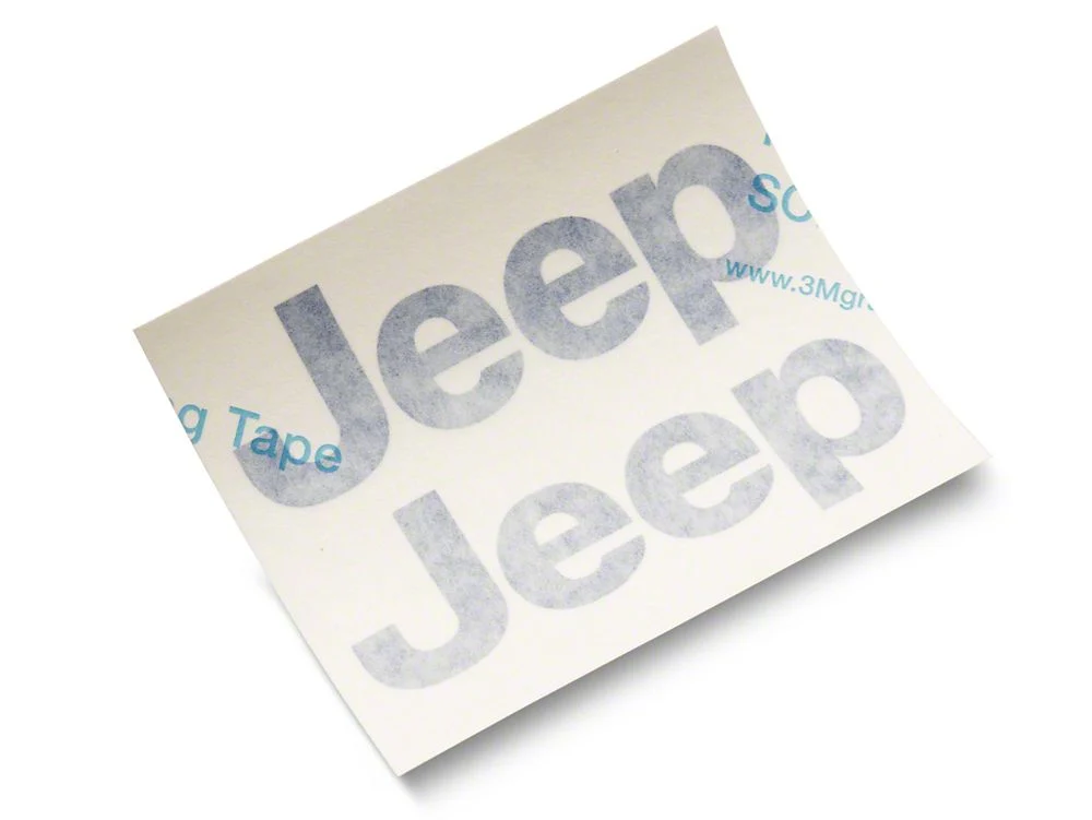 Jeep Licensed by RedRock Side Logo; Blue (97-06 Jeep Wrangler TJ) - Image 3
