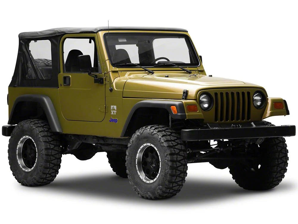 Jeep Licensed by RedRock Side Logo; Blue (97-06 Jeep Wrangler TJ) - Image 5