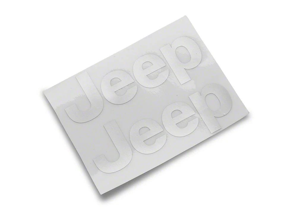 Jeep Licensed by RedRock Side Logo; Silver (20-25 Jeep Gladiator JT)
