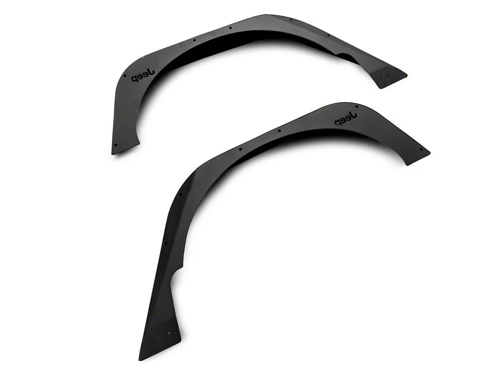 Jeep Licensed by RedRock Slim Fender Flares with Jeep Logo; Rear (07-18 Jeep Wrangler JK) - Image 3