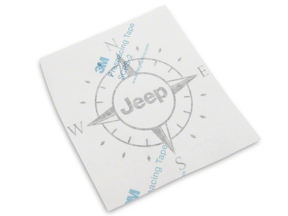 Jeep Licensed by RedRock Small Compass Decal with Jeep Logo; Black (07-18 Jeep Wrangler JK) - Image 2
