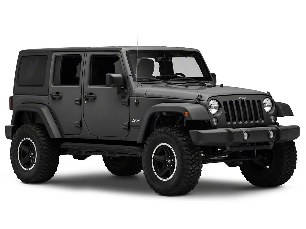 Jeep Licensed by RedRock Sport Script Side Logo Decal; Silver (87-18 Jeep Wrangler YJ, TJ & JK) - Image 2