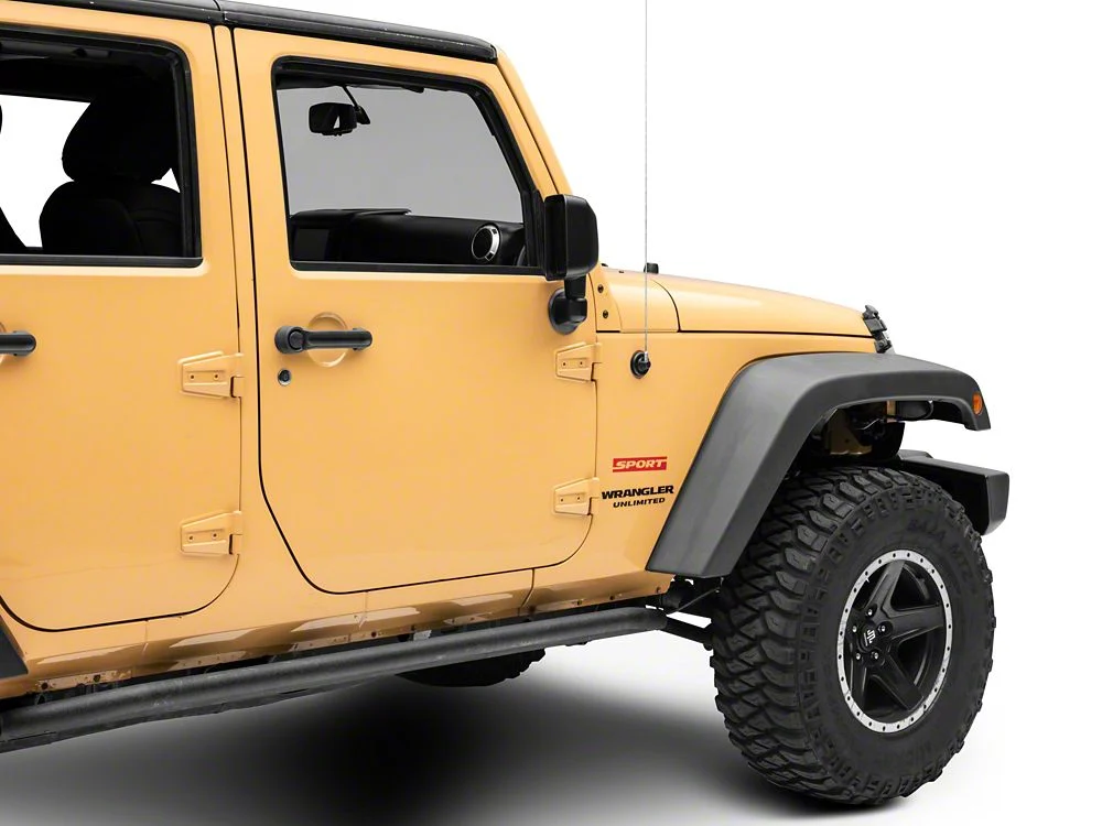 Jeep Licensed by RedRock Sport Side Logo; Red (87-18 Jeep Wrangler YJ, TJ & JK) - Image 3