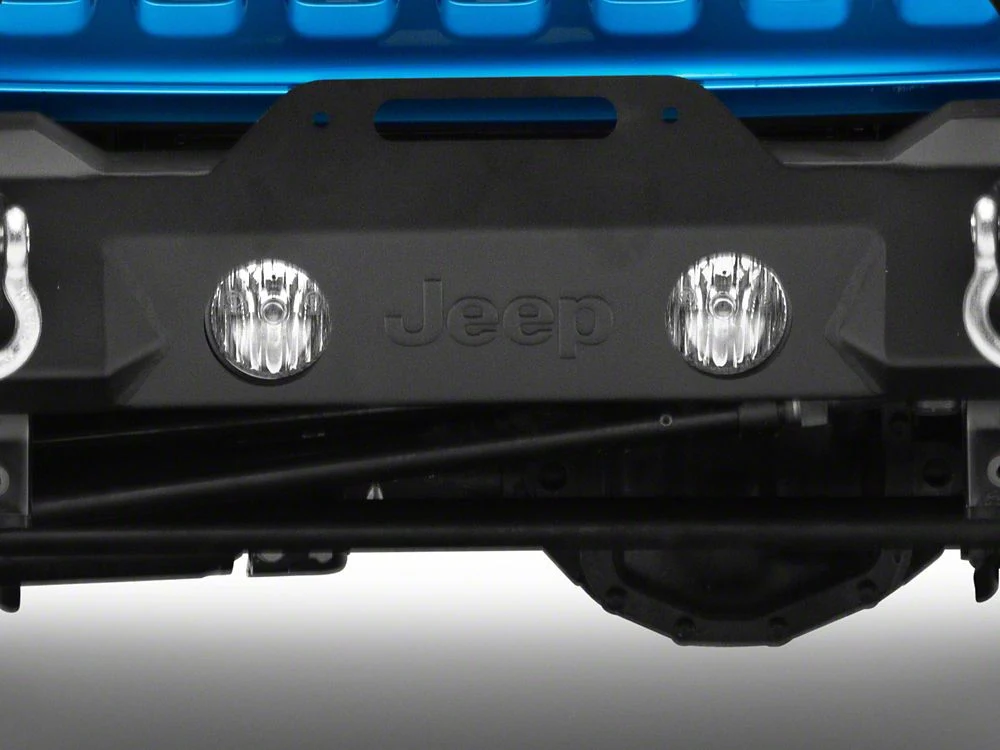 Jeep Licensed by RedRock Stubby Front Winch Bumper with Jeep Logo (20-25 Jeep Gladiator JT) - Image 4