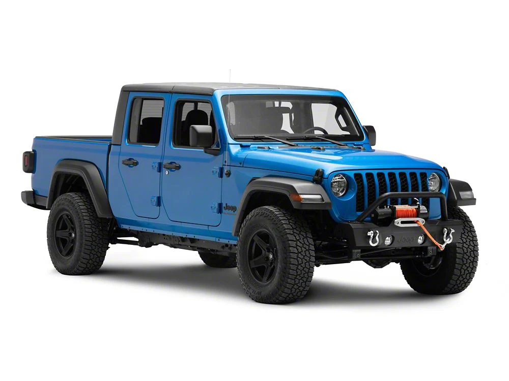Jeep Licensed by RedRock Stubby Front Winch Bumper with Jeep Logo (20-25 Jeep Gladiator JT) - Image 7