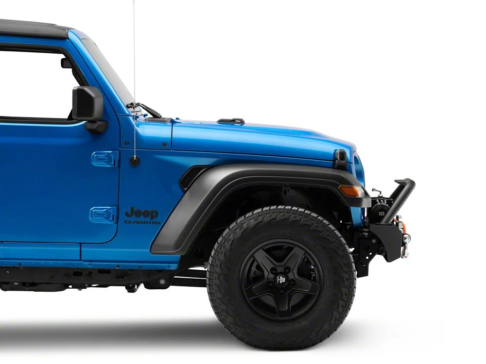 Jeep Licensed by RedRock Stubby Front Winch Bumper with Jeep Logo (20-25 Jeep Gladiator JT) - Image 9