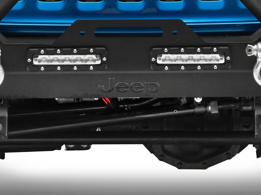 Jeep Licensed by RedRock Trail Force HD Front Bumper with LED Lights and Jeep Logo (20-25 Jeep Gladiator JT) - Image 7