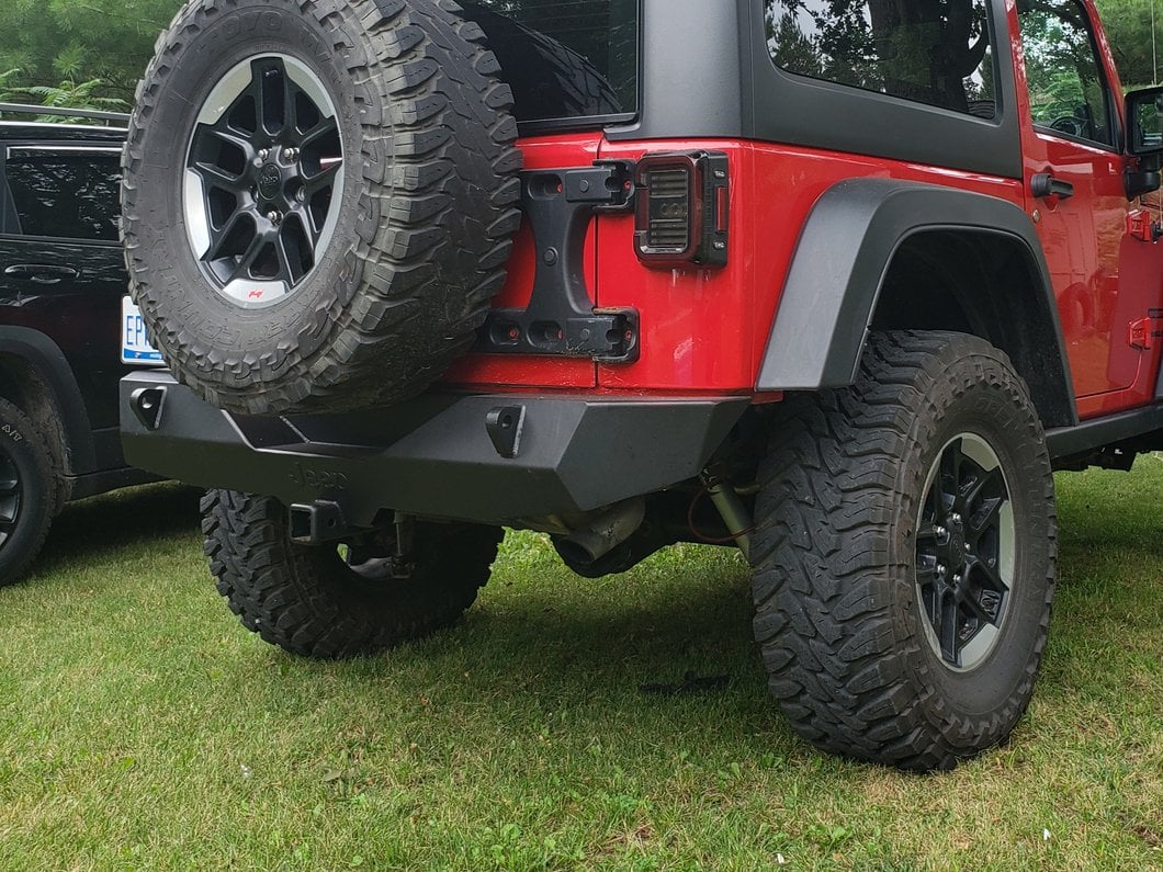 Jeep Licensed by RedRock Trail Force HD Rear Bumper with Jeep Logo (07-18 Jeep Wrangler JK) - Image 16