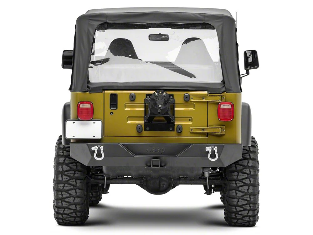 Jeep Licensed by RedRock Trail Force HD Rear Bumper with Jeep Logo (87-06 Jeep Wrangler YJ & TJ) - Image 11