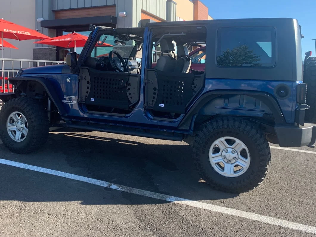 Jeep Licensed by RedRock Trail Rear Doors (07-18 Jeep Wrangler JK 4-Door) - Image 17