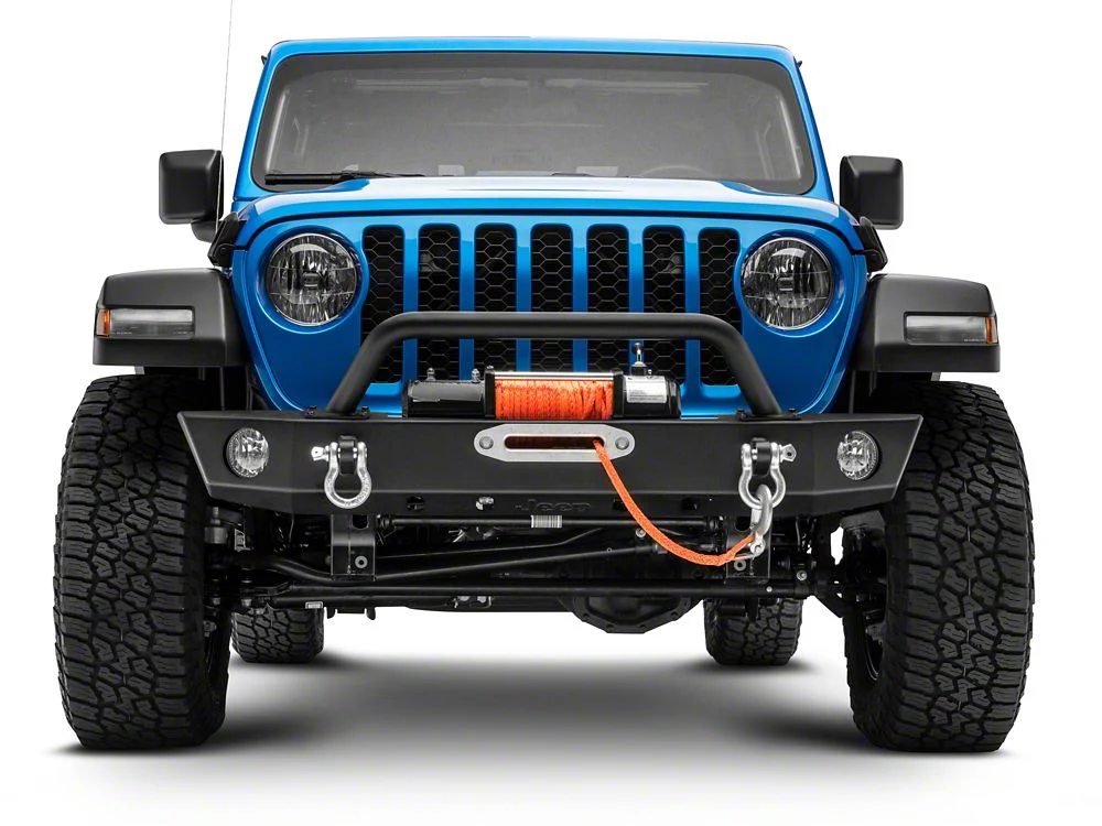 Jeep Licensed by RedRock Trekker Front Bumper with Jeep Logo (20-25 Jeep Gladiator JT) - Image 12
