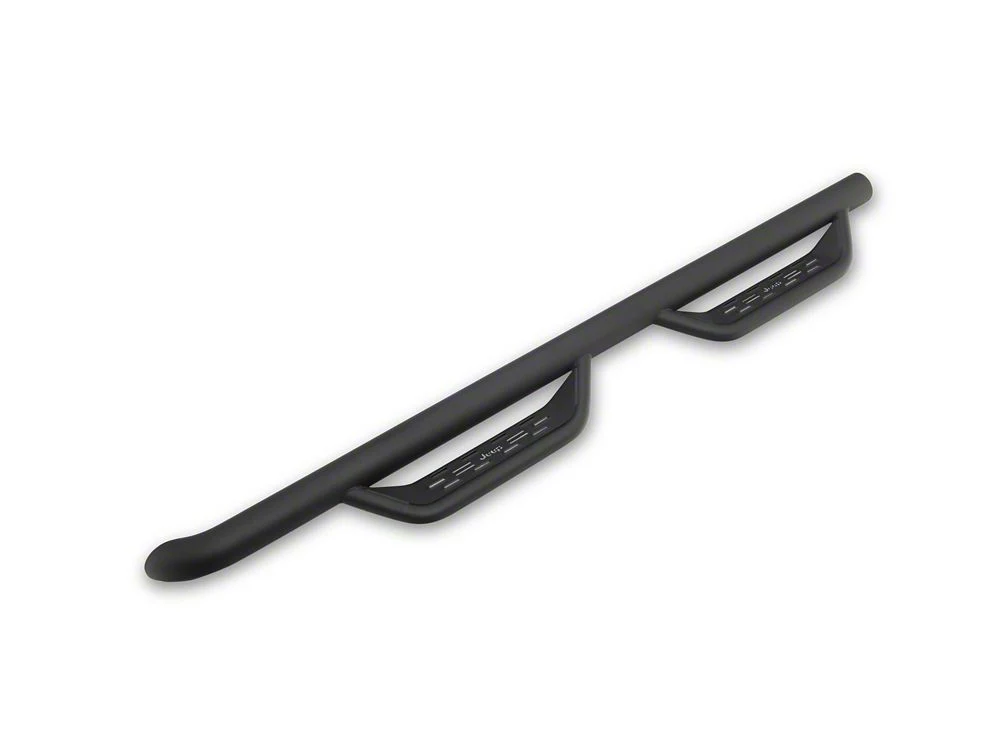 Jeep Licensed by RedRock Tubular Drop Side Step Bars; Fine Textured Black (18-26 Jeep Wrangler JL 4-Door) - Image 3