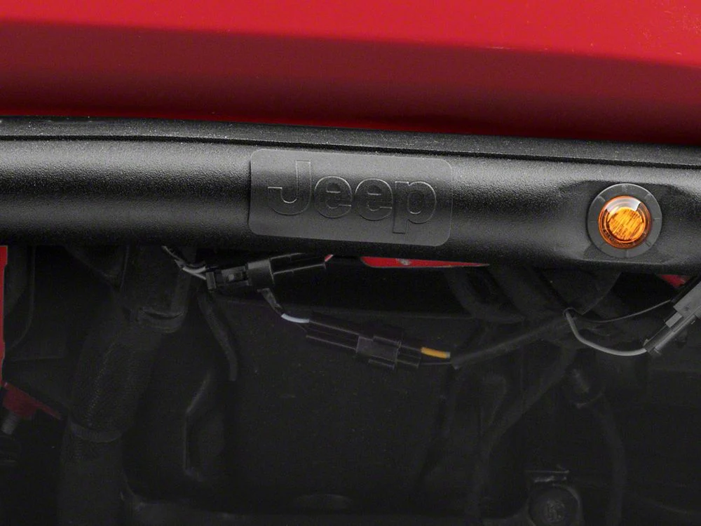 Jeep Licensed by RedRock Tubular Fender Flares with LED DRL and Marker Lights; Front (18-26 Jeep Wrangler JL) - Image 7