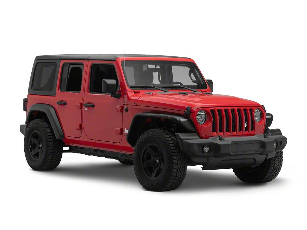 Jeep Licensed by RedRock Tubular Fender Flares with LED DRL and Marker Lights; Front (18-26 Jeep Wrangler JL) - Image 9