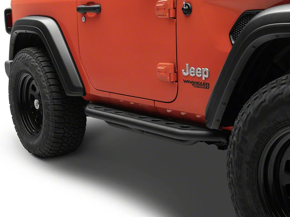 Jeep Licensed by RedRock Tubular HD Rock Sliders (18-26 Jeep Wrangler JL 2-Door) - Image 7