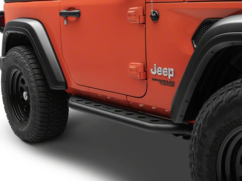 Jeep Licensed by RedRock Tubular Rock Sliders (18-26 Jeep Wrangler JL 2-Door) - Image 7