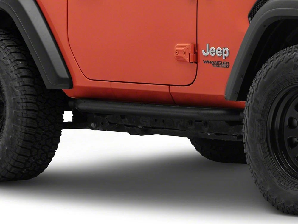 Jeep Licensed by RedRock Tubular Rock Sliders (18-26 Jeep Wrangler JL 2-Door) - Image 9