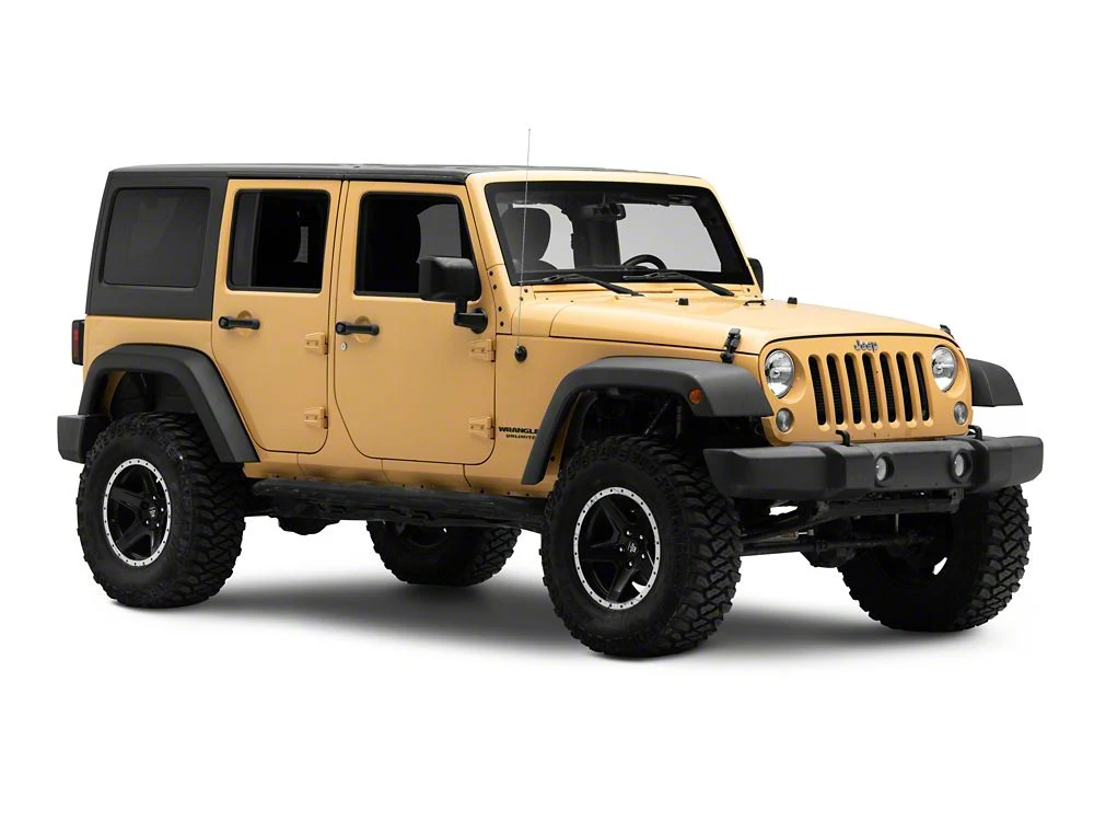 Jeep Licensed by RedRock Unlimited Side Decal; Matte Black (87-18 Jeep Wrangler YJ, TJ & JK) - Image 4
