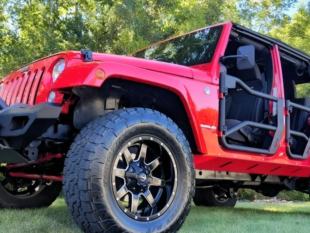 Jeep Licensed by RedRock Unlimited Side Decal; Matte Black (87-18 Jeep Wrangler YJ, TJ & JK) - Image 7