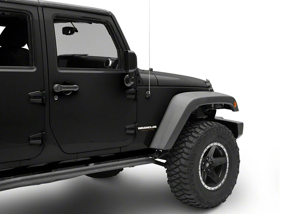 Jeep Licensed by RedRock Wrangler Side Logo; White (87-18 Jeep Wrangler YJ, TJ & JK) - Image 3