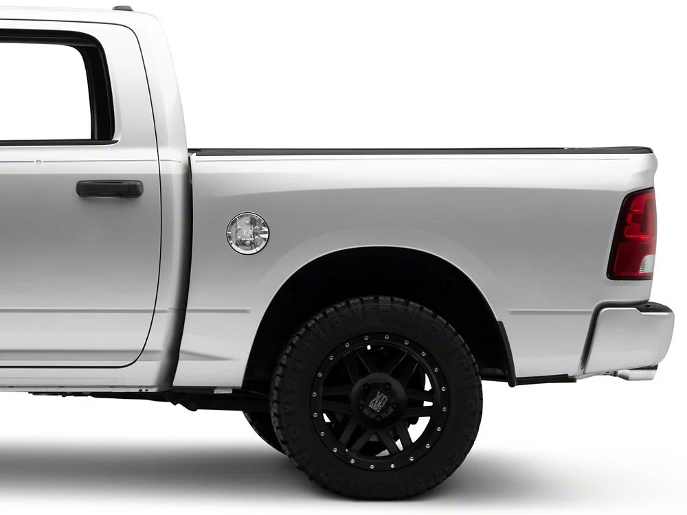 RAM Licensed by RedRock Fuel Tank Door Cover; Chrome (09-18 RAM 1500) - Image 6
