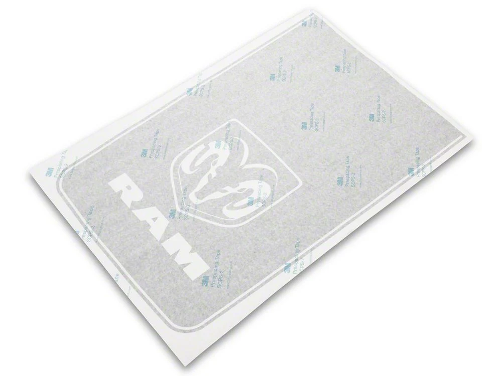RAM Licensed by RedRock Hood Decal with Logo; Anthracite (09-18 RAM 1500, Excluding Rebel) - Image 3