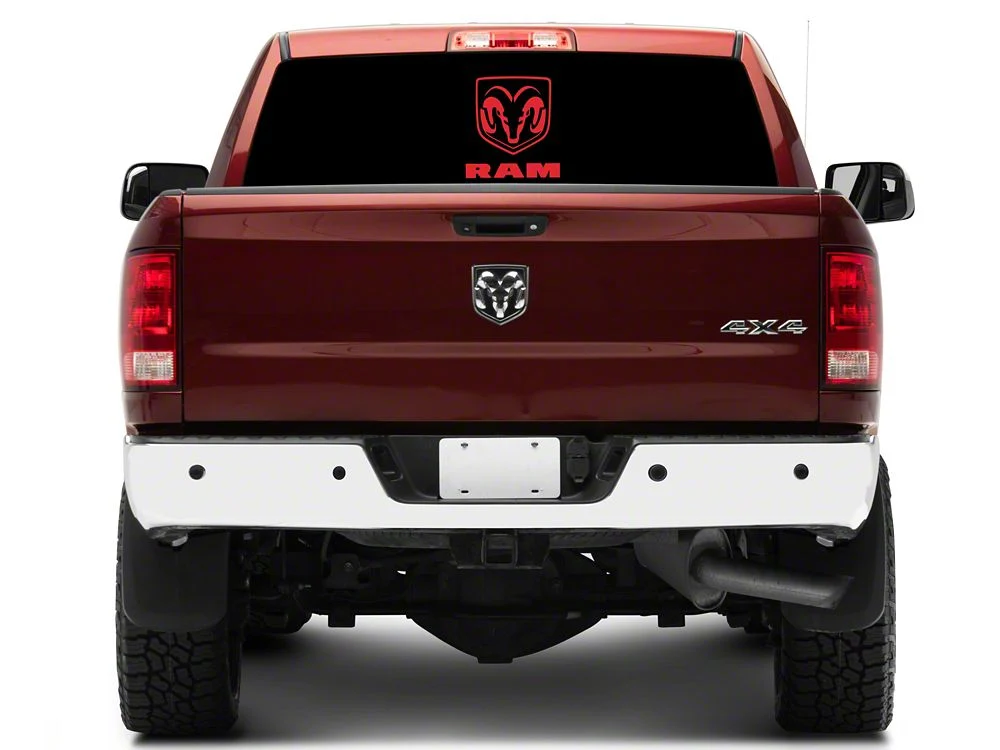 RAM Licensed by RedRock Large RAM Head with Logo; Red (03-18 RAM 3500) - Image 6