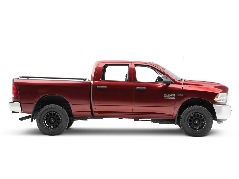 RAM Licensed by RedRock Locker Side Bed Rails; Black (03-18 RAM 2500 w/ 6.4-Foot Box) - Image 10