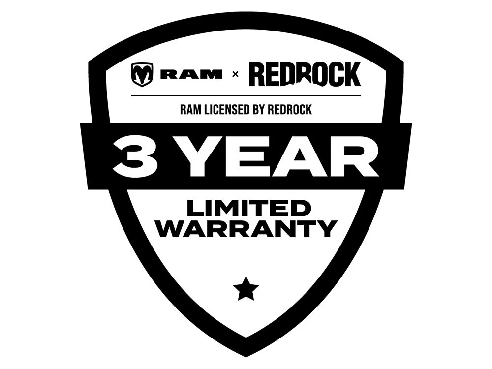 RAM Licensed by RedRock Locker Side Bed Rails; Black (03-18 RAM 2500 w/ 6.4-Foot Box) - Image 12