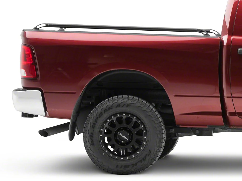 RAM Licensed by RedRock Locker Side Bed Rails; Black (03-18 RAM 2500 w/ 6.4-Foot Box) - Image 7