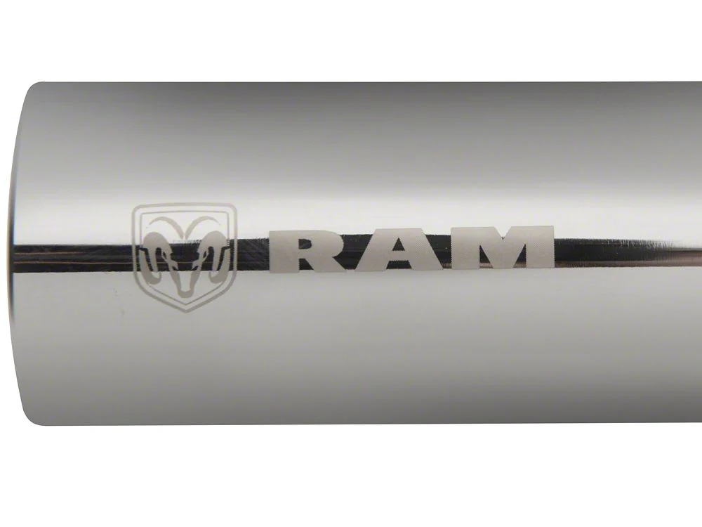 RAM Licensed by RedRock Locker Side Bed Rails; Stainless Steel (03-18 RAM 2500 w/ 6.4-Foot Box) - Image 2