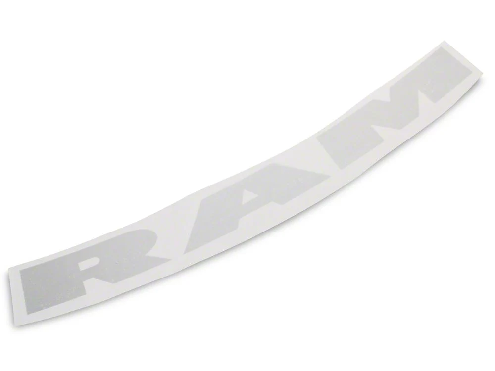 RAM Licensed by RedRock RAM Windshield Banner; Frosted (03-18 RAM 2500) - Image 2