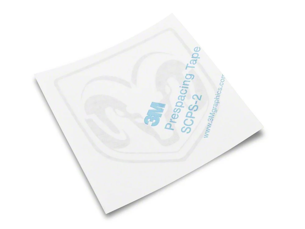 RAM Licensed by RedRock Small RAM Head Logo; Frosted (03-18 RAM 2500) - Image 3