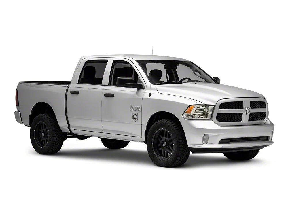 RAM Licensed by RedRock Small RAM Head Logo; Matte Black (02-18 RAM 1500) - Image 4