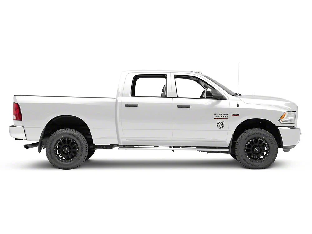 RAM Licensed by RedRock Small RAM Head Logo; Matte Black (03-18 RAM 2500) - Image 6