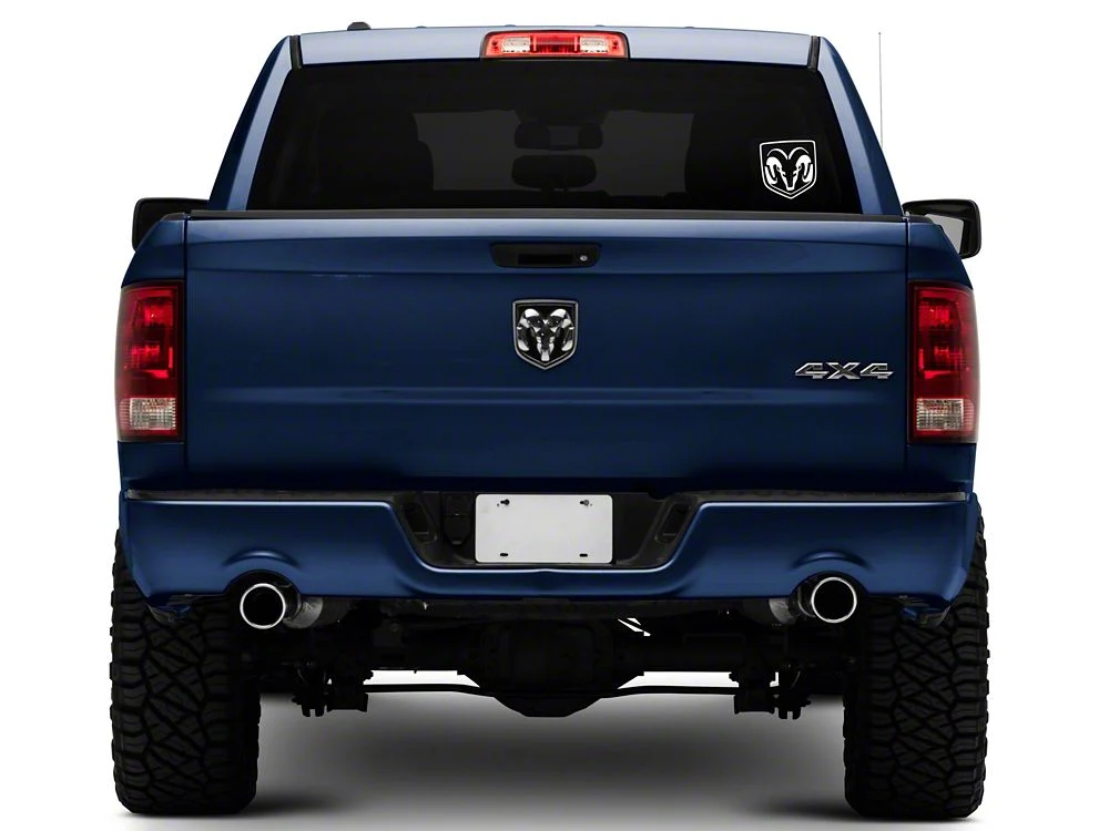 RAM Licensed by RedRock Small RAM Head Logo; White (02-18 RAM 1500) - Image 8