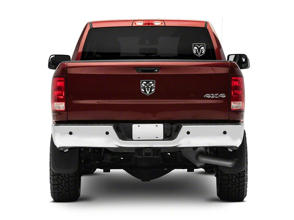 RAM Licensed by RedRock Small RAM Head Logo; White (03-18 RAM 2500) - Image 9