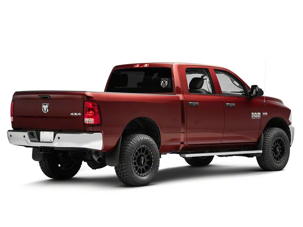 RAM Licensed by RedRock Small RAM Head Logo; White (03-18 RAM 3500) - Image 8