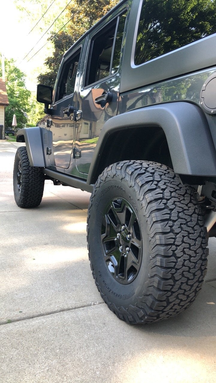 RedRock 1.50-Inch Wheel Spacers; Black; 5x5 (07-18 Jeep Wrangler JK) - Image 15