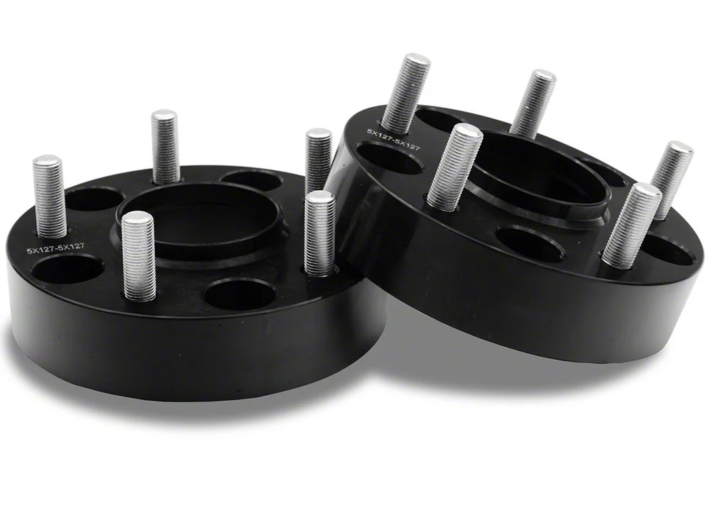 RedRock 1.50-Inch Wheel Spacers; Black; 5x5 (07-18 Jeep Wrangler JK) - Image 6
