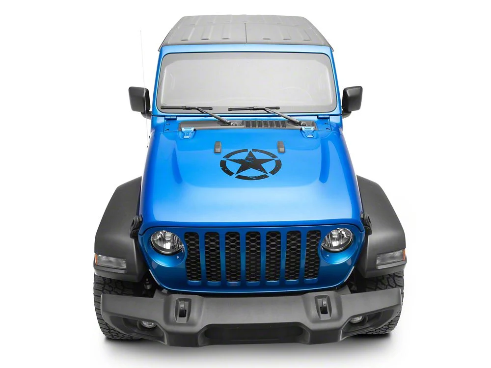RedRock 16-Inch Star Vinyl Decal; Black (Universal; Some Adaptation May Be Required) - Image 5