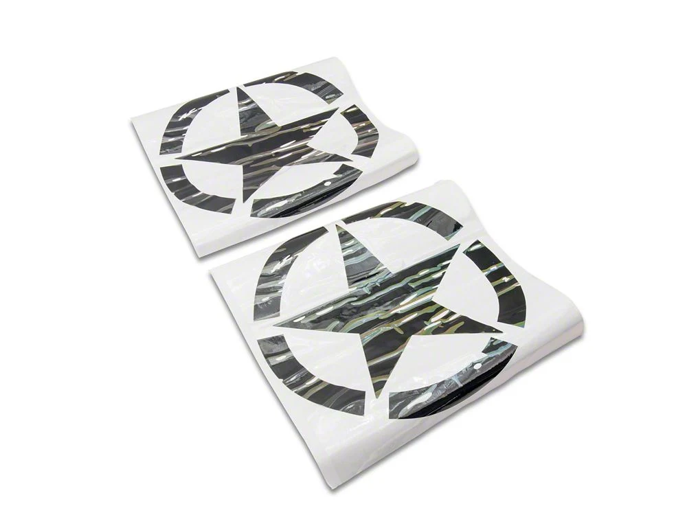 RedRock 16-Inch Star Vinyl Decal; Black (Universal; Some Adaptation May Be Required) - Image 7