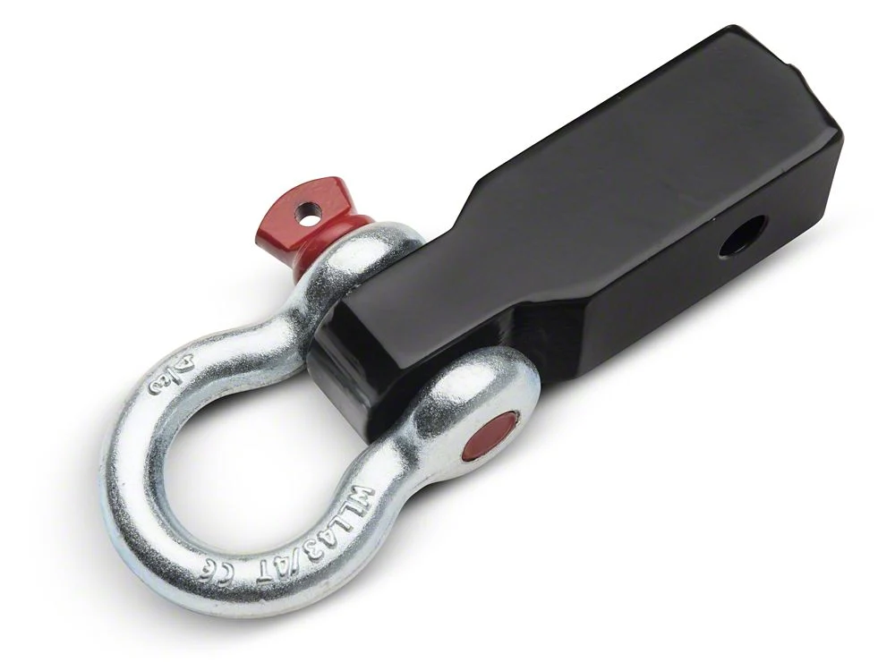 RedRock 2-Inch Receiver Hitch D-Ring Shackle Assembly (Universal; Some Adaptation May Be Required) - Image 2