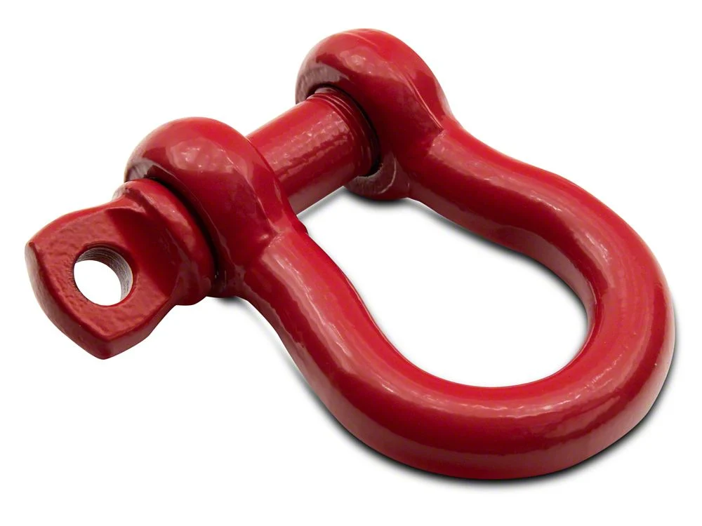 RedRock 3/4-Inch D-Ring; Dark Red - Image 3