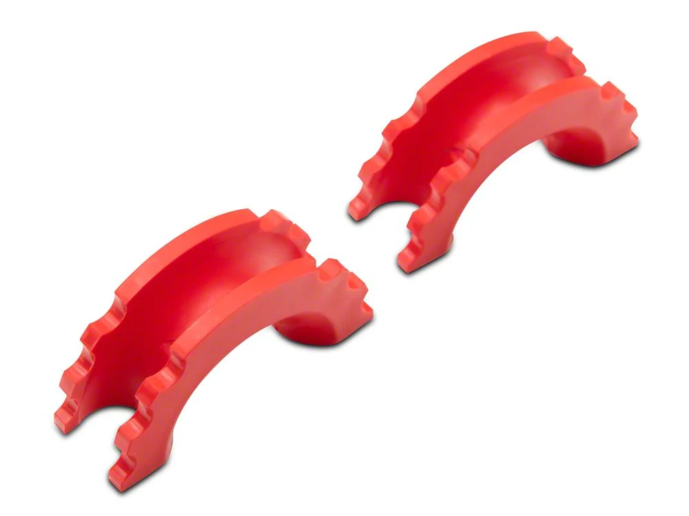 RedRock 3/4-Inch D-Ring Shackle Isolators; Red - Image 3